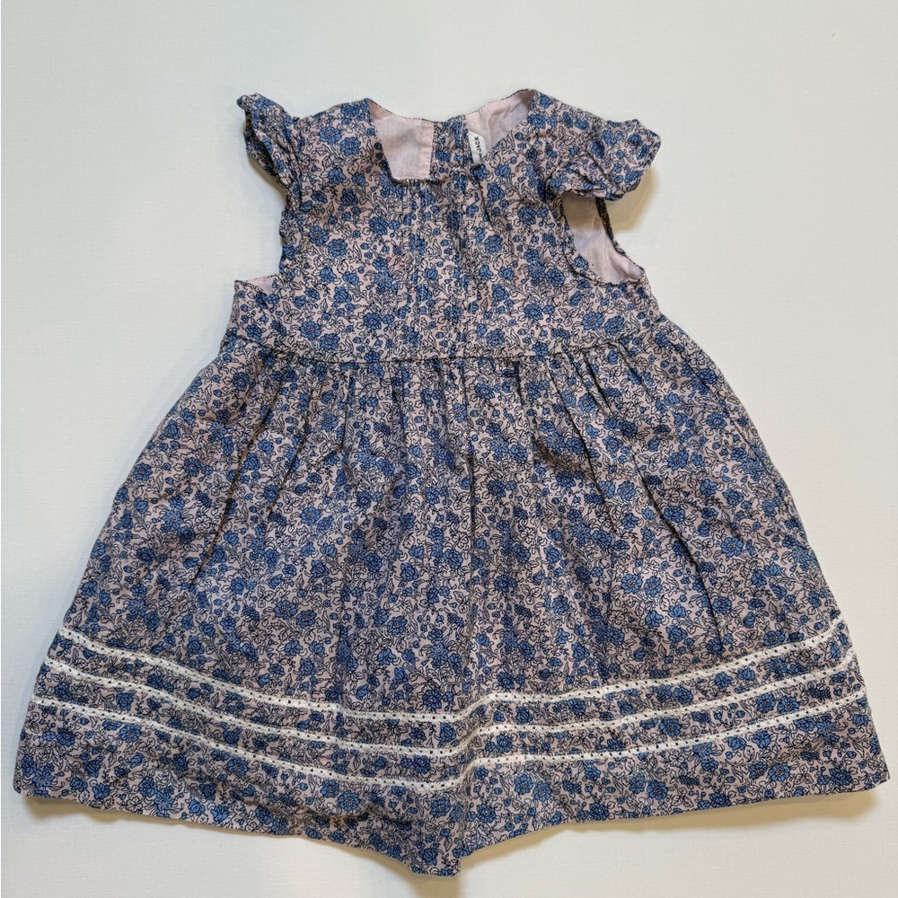 Janie and Jack floral Dress with Lace Detailing